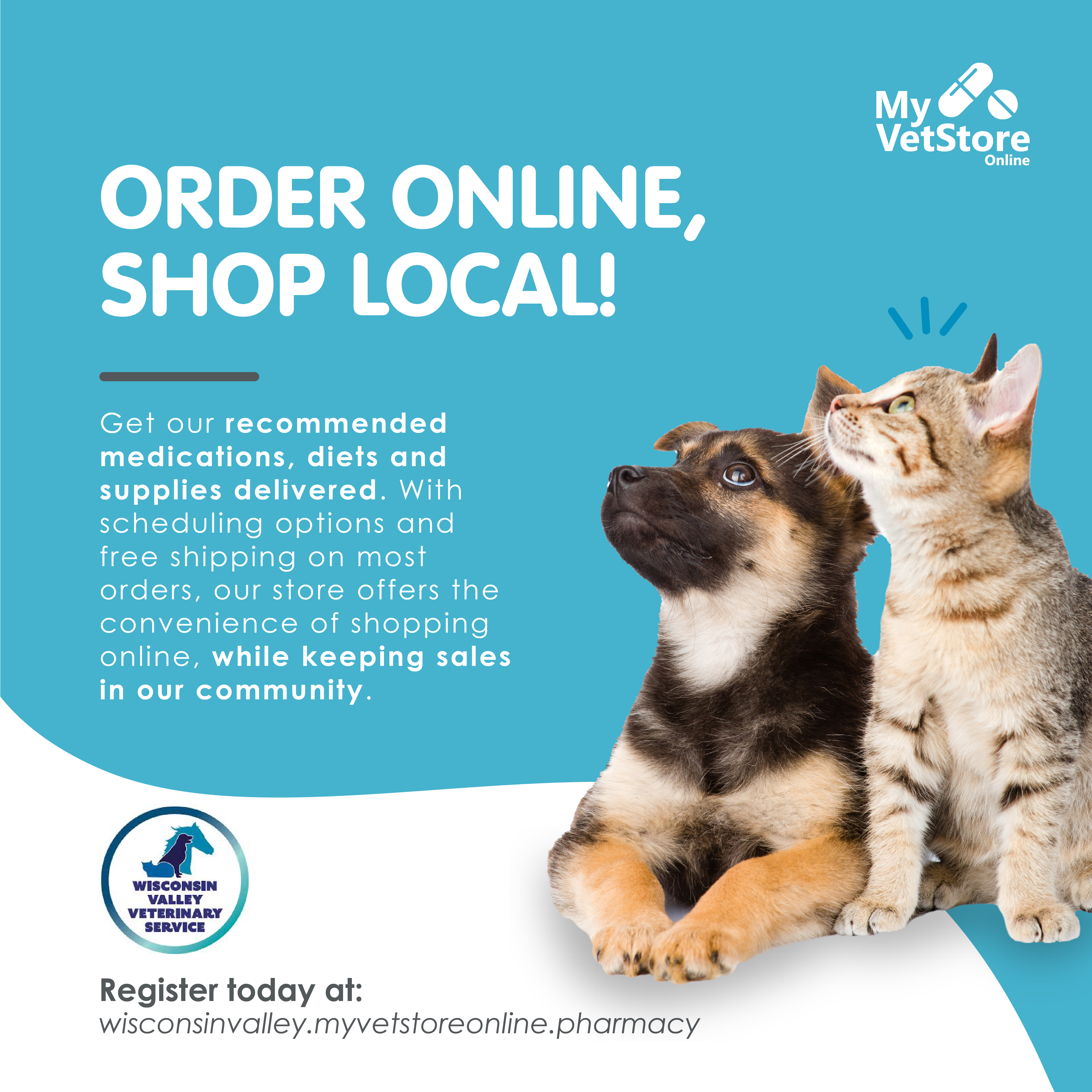Our Online Stores | Veterinarian in Wausau, WI | Wisconsin Valley Vet  Service